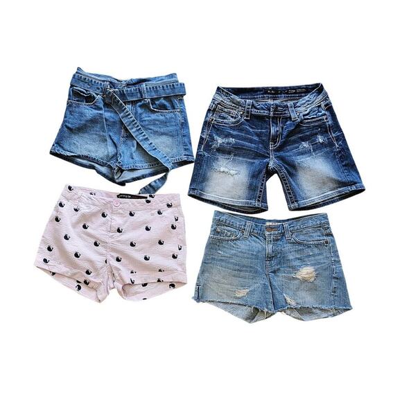 Bundle Lot of 4 Shorts Set, Size 7 - Picture 1 of 3